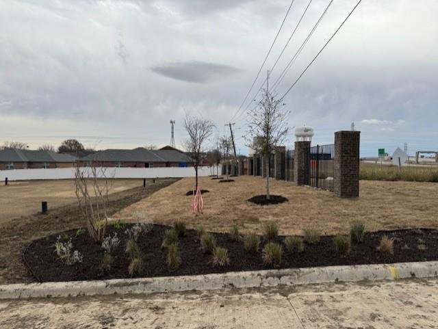 Landscaped community entry